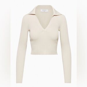 Aritzia Babaton sculpt knit polo